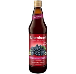 RABENHORST jus de myrtille des bois pur bio 750 ml