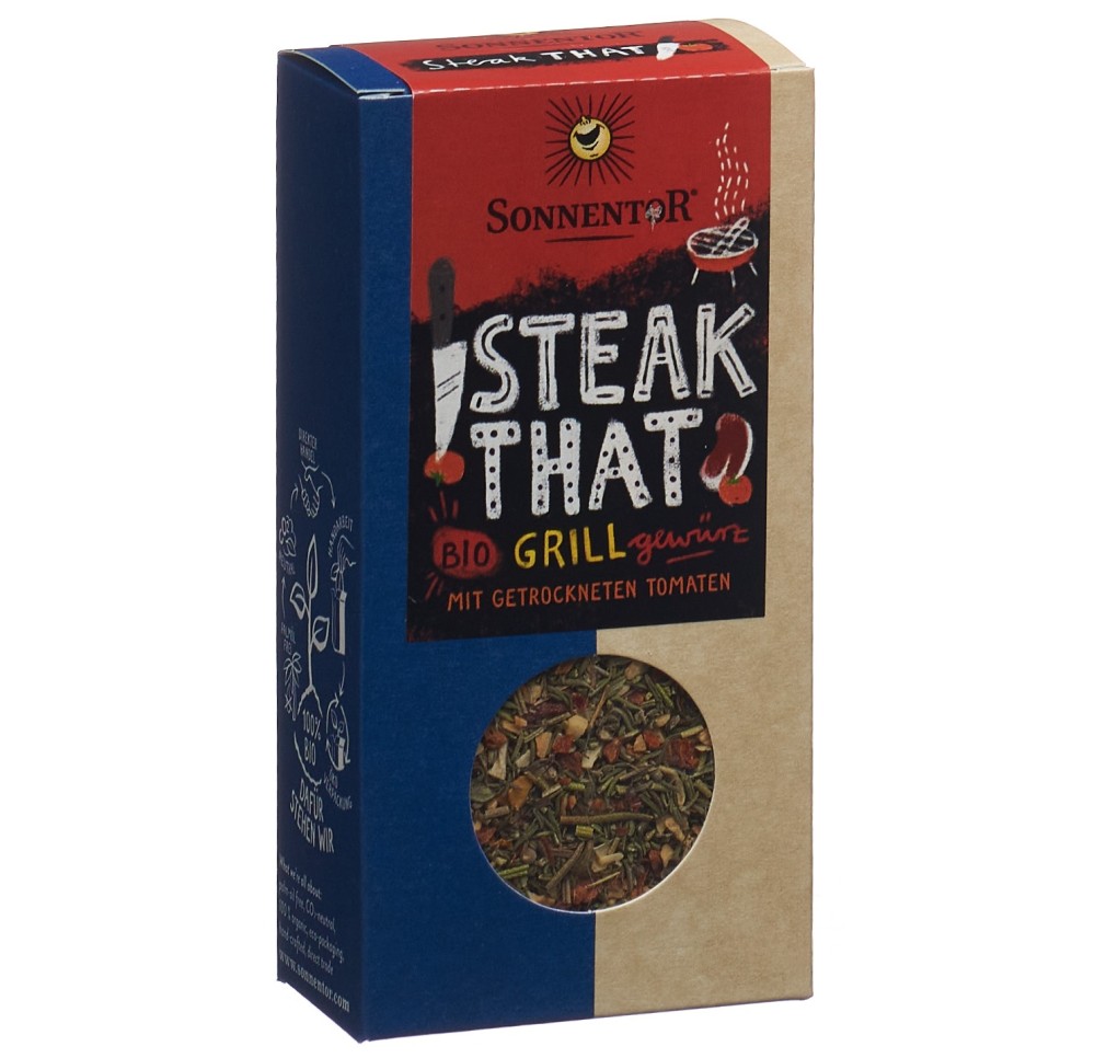 SONNENTOR Steak That Grillgewürz BIO sach 50 g SONNENTOR Steak That Grillgewürz BIO sach 50 g