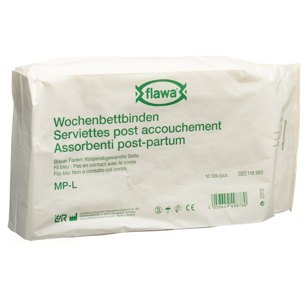 FLAWA serviettes couche MP-L 10 pce FLAWA serviettes couche MP-L 10 pce