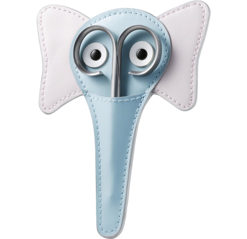 RUBIS étui éléphant ciseaux bébé RUBIS étui éléphant ciseaux bébé