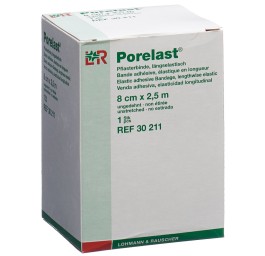 PORELAST bande adhésive 8cmx2.5m chair