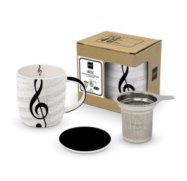 HERBORISTERIA tea mug i love music passoi