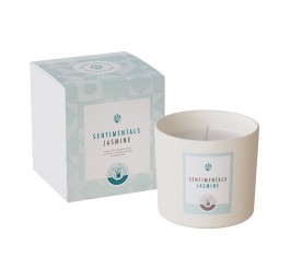 HERBORISTERIA bougie parfumée en verre jasmin