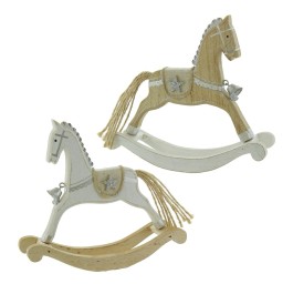 HERBORISTERIA figurine Cheval à bascule en bois