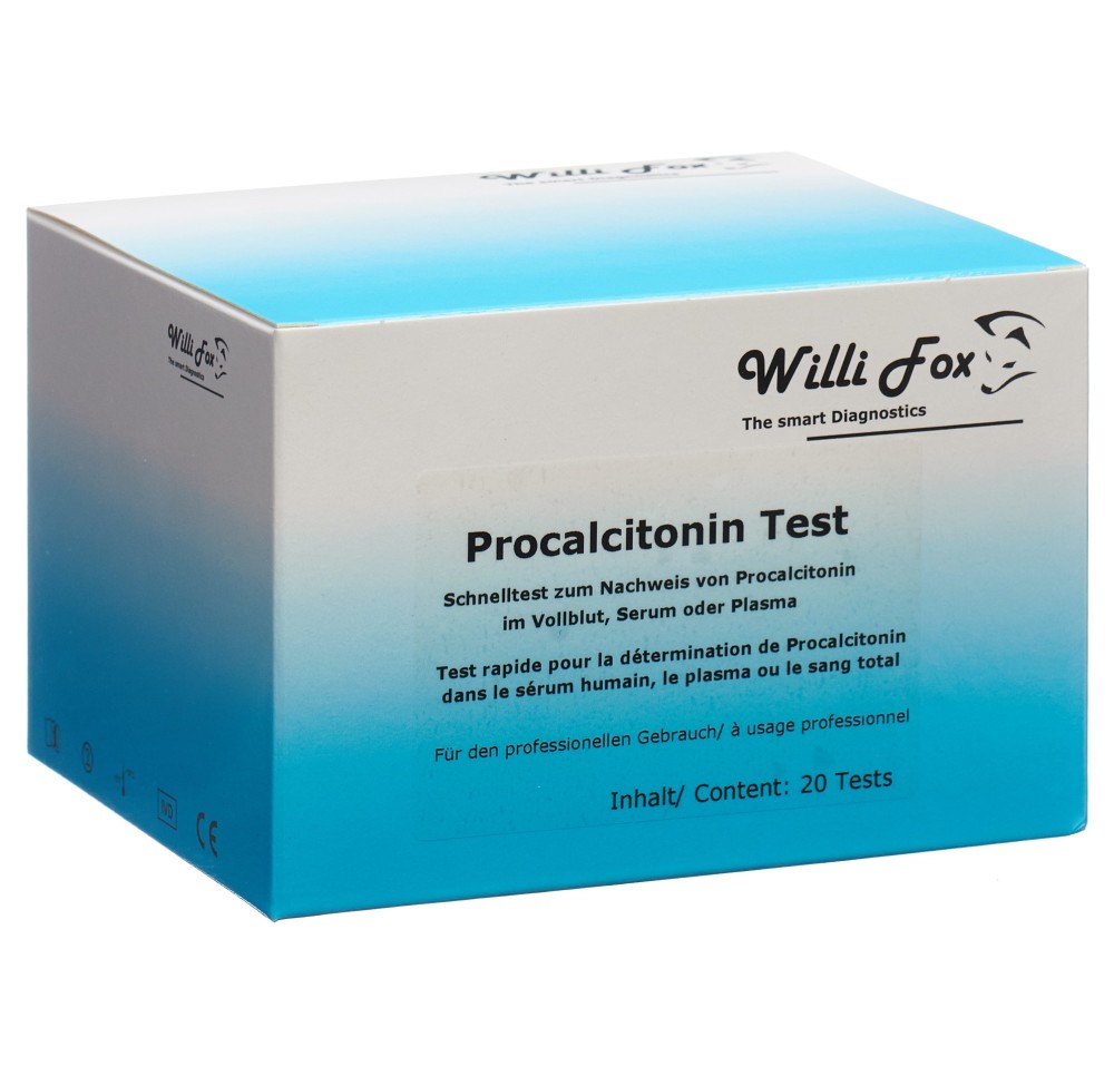 WILLI FOX test rapide procalcitonin 20 pce