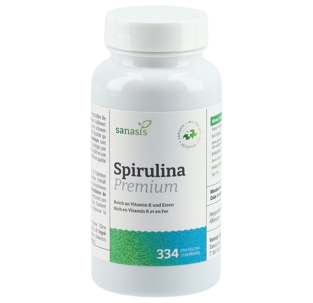 SANASIS Spirulina premium tabs bte 334 pce