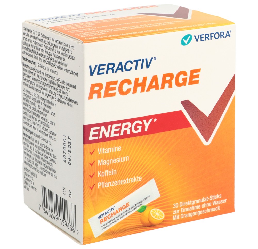 VERACTIV Recharge Direct sticks 30 pce