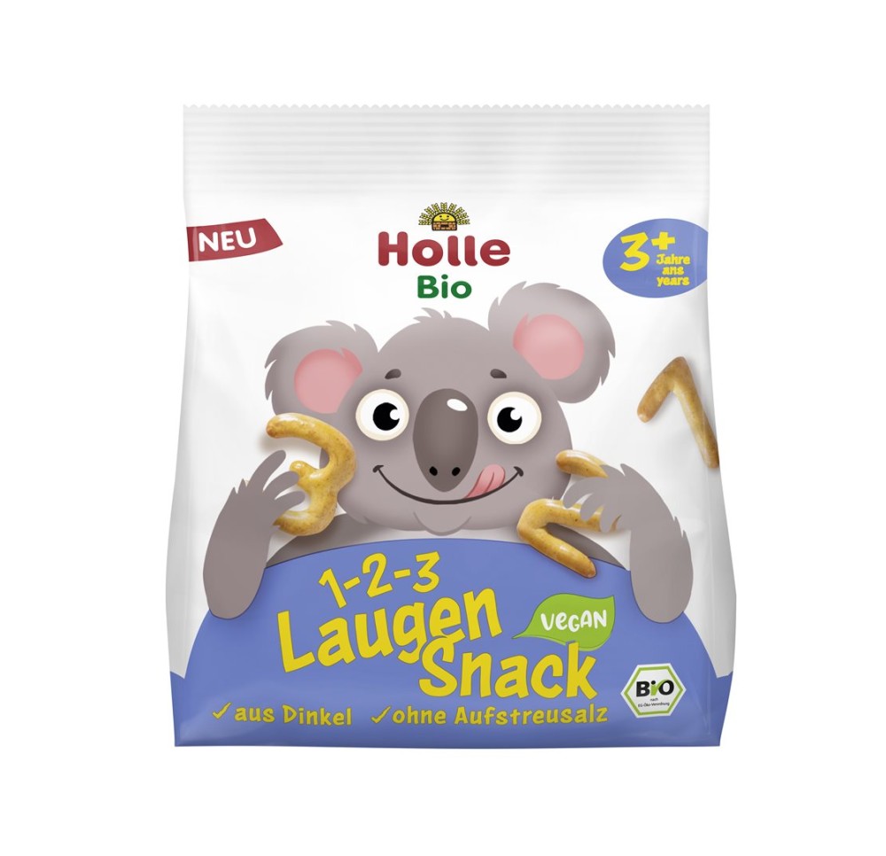 HOLLE Bio 1-2-3 Laugen Snack sach 80 g