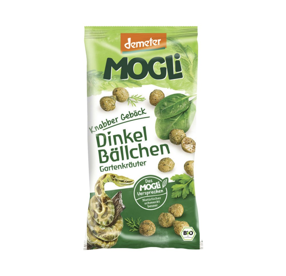 MOGLI Boulettes épeautre herbes jardin Demet 40 g
