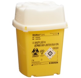 MEDIBOX collecteur aiguilles usagées 2.4l
