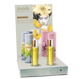 FARFALLA Présentoir parfums touche soleil & rose