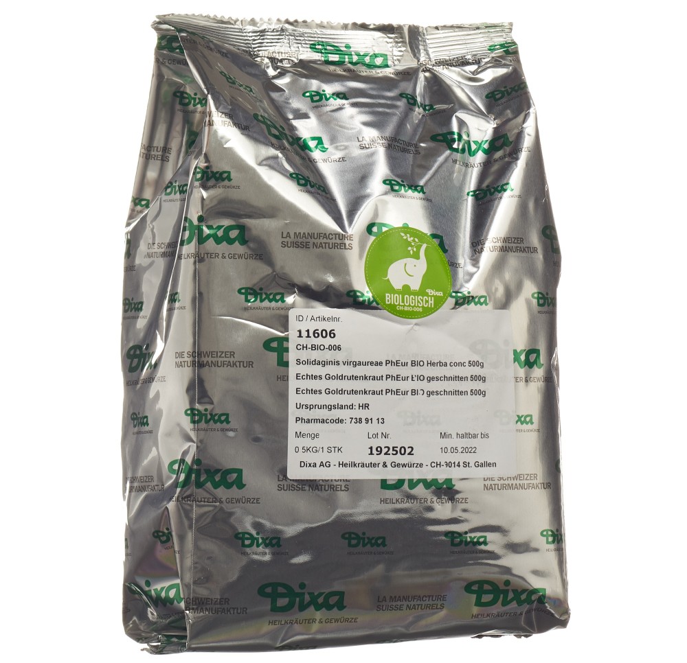 DIXA Solidage verge d'or herbe PhEur BIO cou 500 g