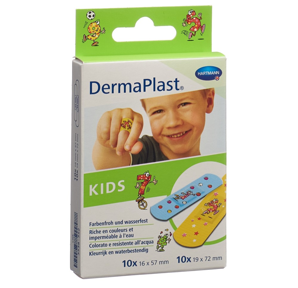 DERMAPLAST Kids Strips 2 grandeurs 20 pce