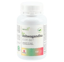 SANASIS Ashwagandha KSM-66 caps bio bte 110 pce