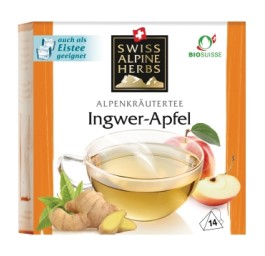 SWISS ALPINE HERBS infus gingem-pom bour CH 14 pce