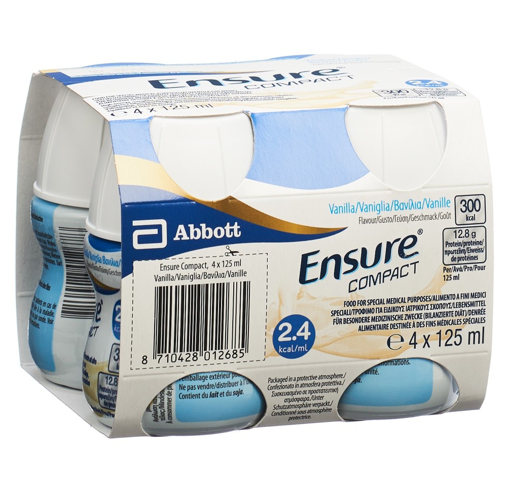 ENSURE Compact vanille 4 x 125 ml