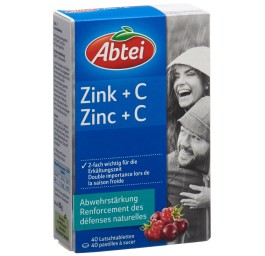 ABTEI Zinc + C cpr sucer 40 pce
