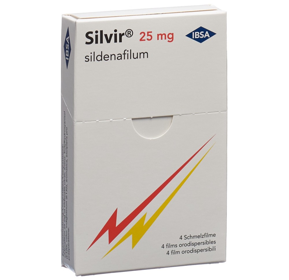 SILVIR film orodisp 25 mg 4 pce SILVIR film orodisp 25 mg 4 pce