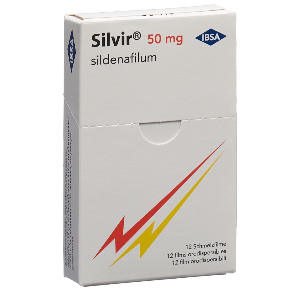 SILVIR film orodisp 50 mg 12 pce SILVIR film orodisp 50 mg 12 pce