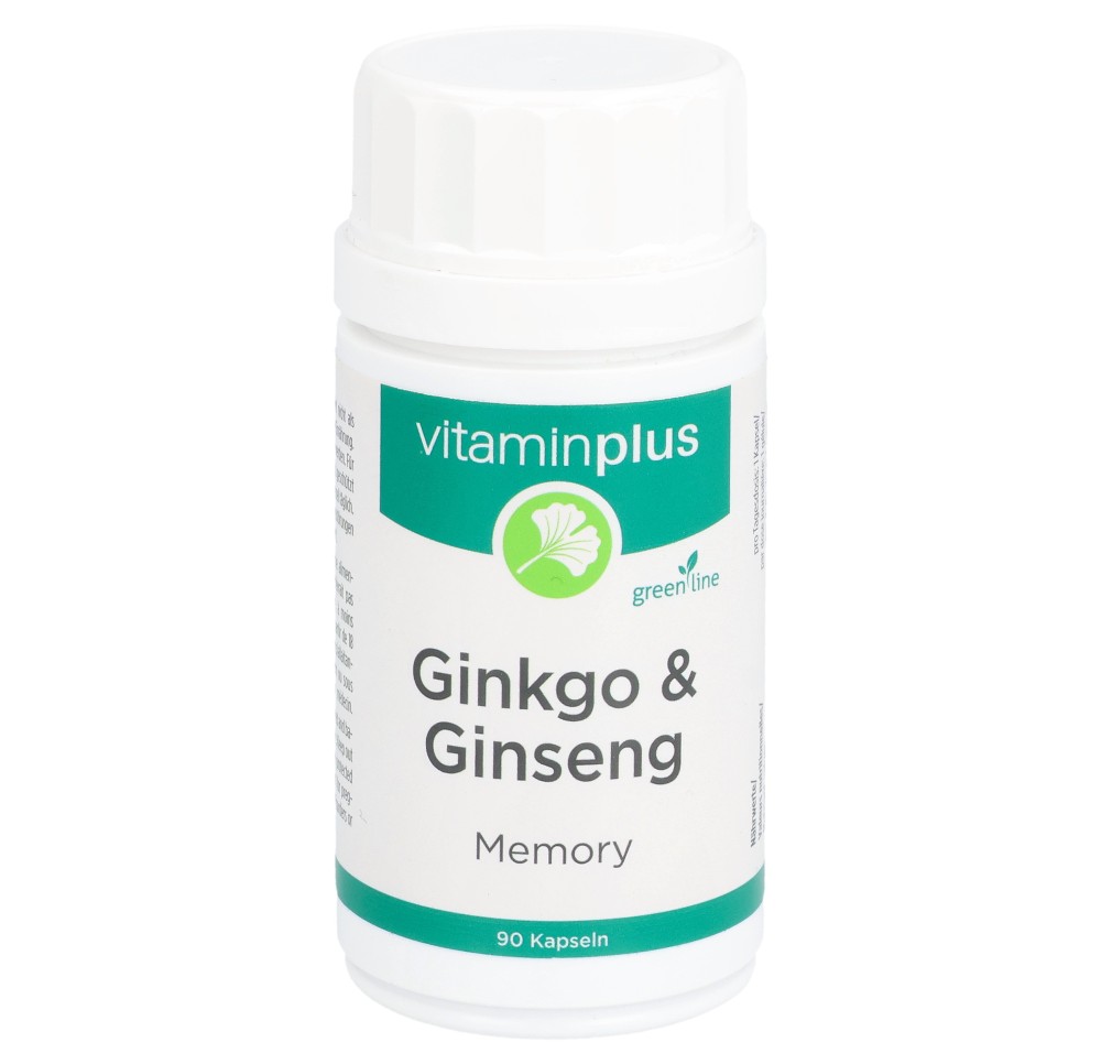 VITAMINPLUS Ginkgo & Ginseng caps bte 90 pce