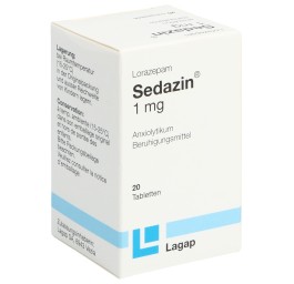 SEDAZIN cpr 1 mg bte 20 pce