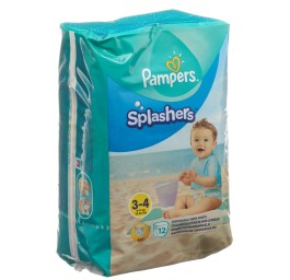 PAMPERS Splashers Gr3-4 emballage avec anse 12 pce