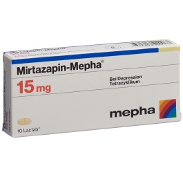 MIRTAZAPIN Mepha cpr pell 15 mg 10 pce