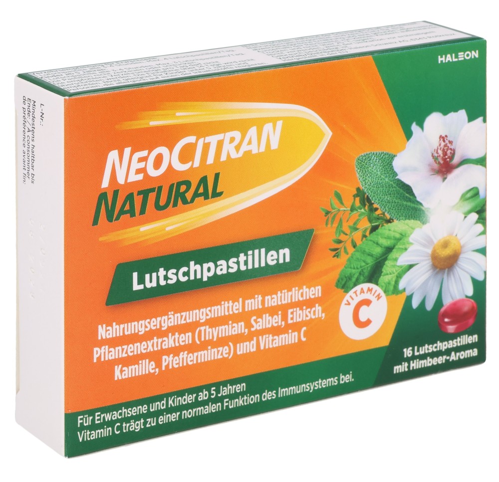 NEOCITRAN Natural pastilles à sucer 16 pce