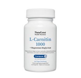 NATUGENA L-carnitine magnésium caps bte 120 pce