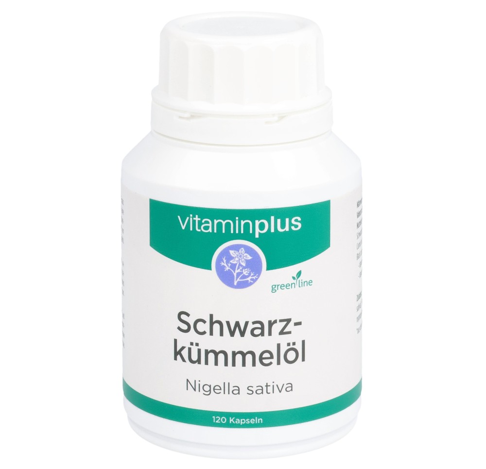 VITAMINPLUS Schwarzkümmelöl caps bte 120 pce