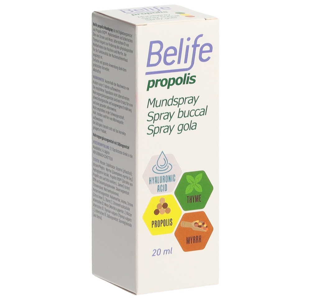 BELIFE Propolis spray buccal 20 ml