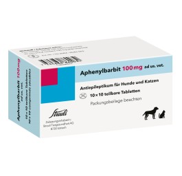 APHENYLBARBITE cpr 100 mg ad us vet. 100 pce