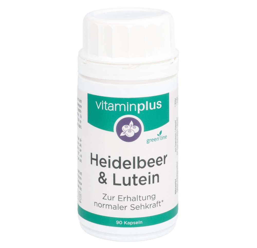 VITAMINPLUS Heidelbeer&Lutein caps bte 90 pce