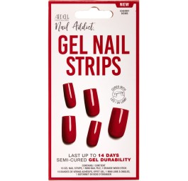 ARDELL Nail Addict Gel Strips Cherry Bomb 16 pce