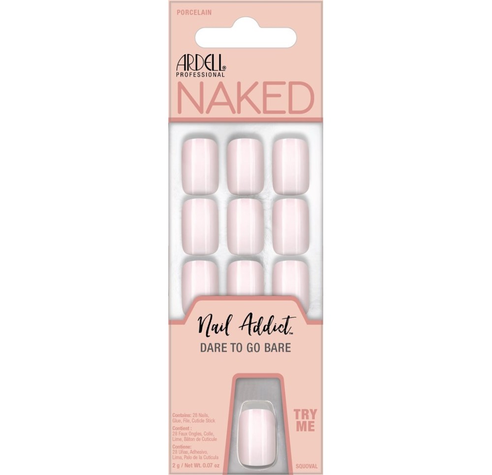 ARDELL Nail Addict Naked Collec Porcelain 28 pce