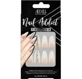 ARDELL Nail Addict Premium Nude Light Crys 24 pce