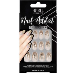 ARDELL Nail Addict Premium Dripping In Gold 24 pce