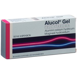 ALUCOL Gel susp fruit fl 130 ml