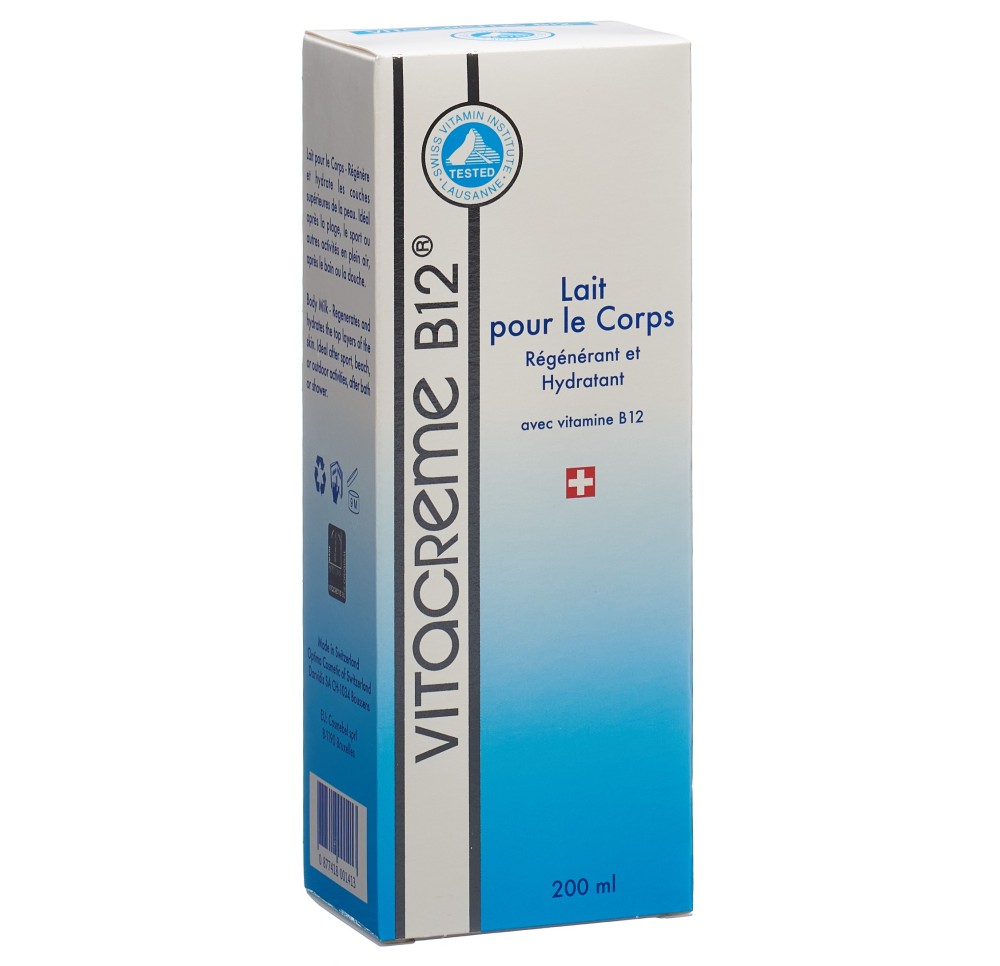 VITACREME B12 lait corporel fl 200 ml