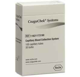 COAGUCHEK capillaires plast 50 mcl 100 pce
