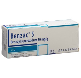 BENZAC 5 gel 50 mg/g tb 60 g