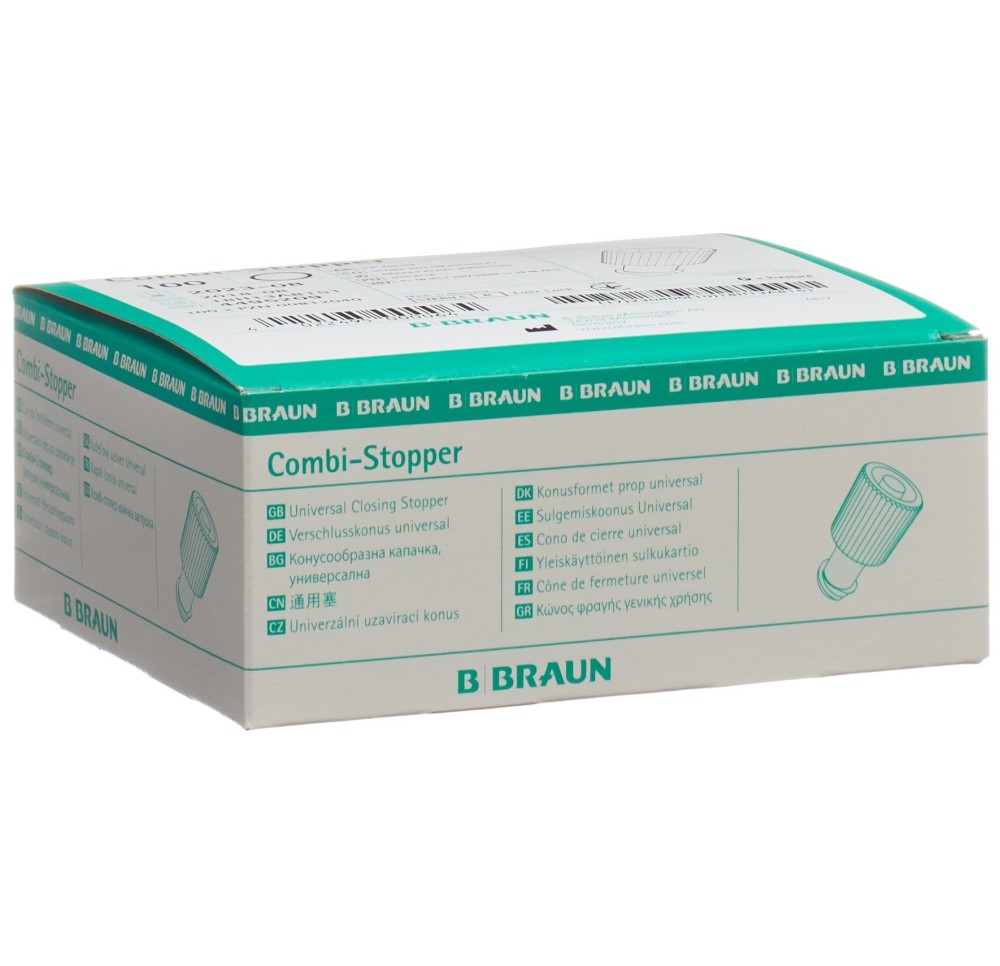 B. BRAUN combi cône obturat bla luer lock 100 pce