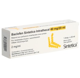 BACLOFEN Sint Intrath 40 mg/20ml bli st amp 20 ml