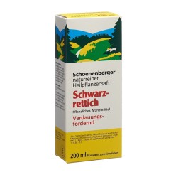 SCHOENENBERGER Radis noir suc plantes méd 200 ml