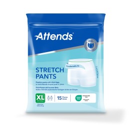 ATTENDS STRETCHPANT slip filet XL 15 pce