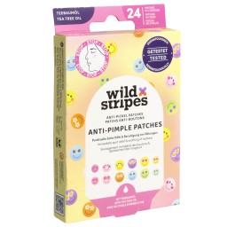 WILD STRIPES pans anti-boutons hu arbre thé 24 pce