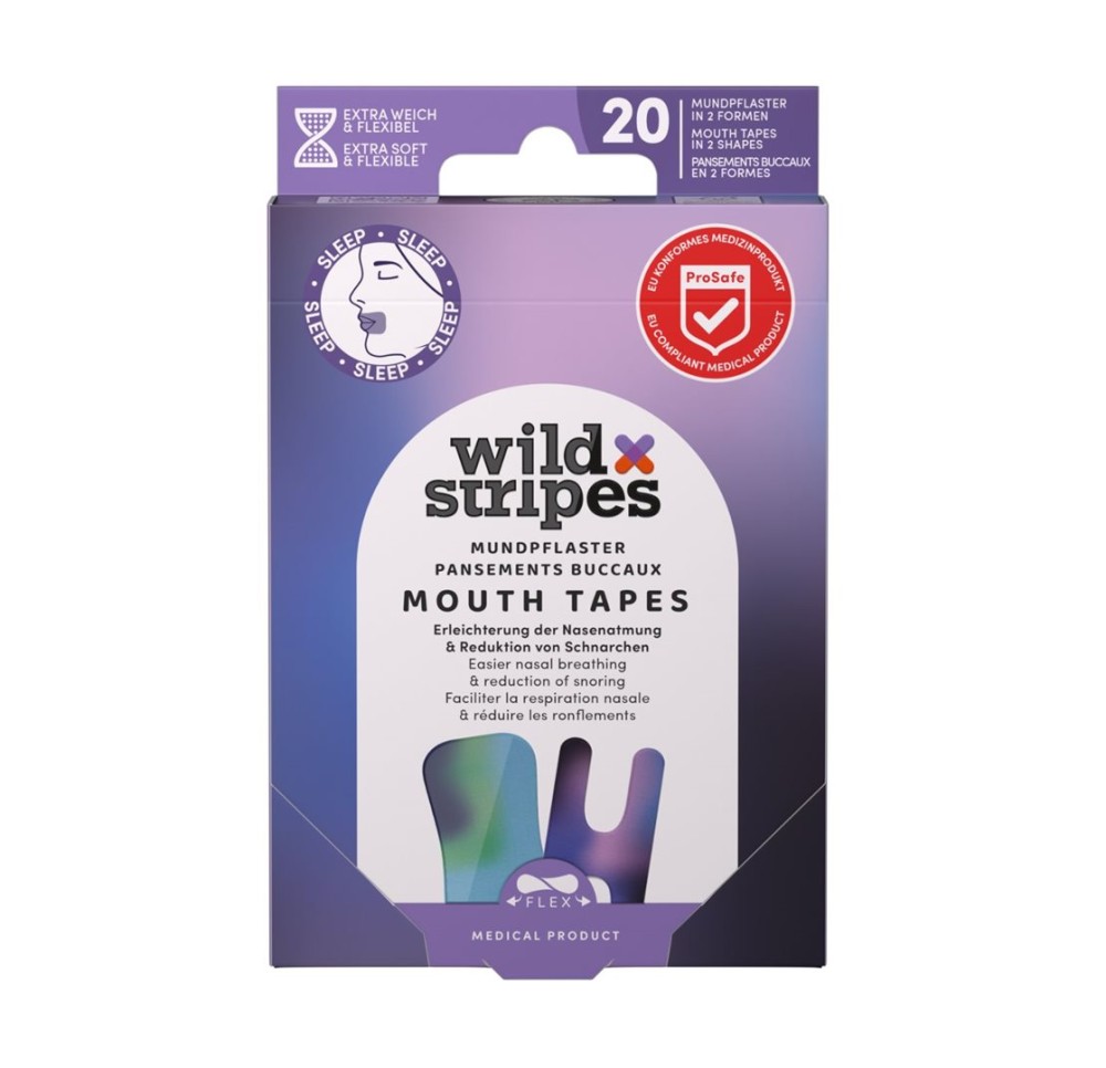 WILD STRIPES tapes bouche 20 pce