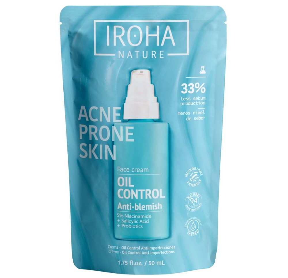 IROHA Nature Acne Prone Face Cream Salyc Ac 50 ml
