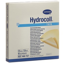 HYDROCOLL Thin pansement hydrocol 7.5x7.5cm 10 pce