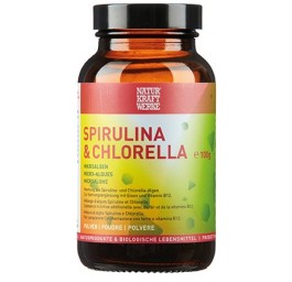 NATURKRAFTWERKE Spirulina&Chlorella Poudre 100 g